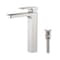 Kibi Blaze-T Single Handle Bathroom Vessel Sink Faucet with Pop Up Drain C-KBF1018BN-KPW101BN - alternate 1